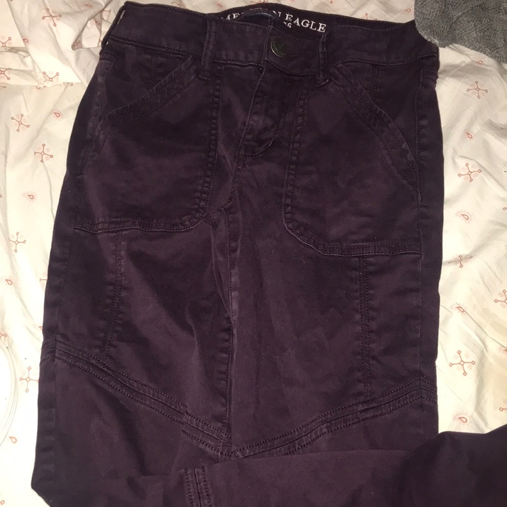 Dark Purple AEO Jeggings